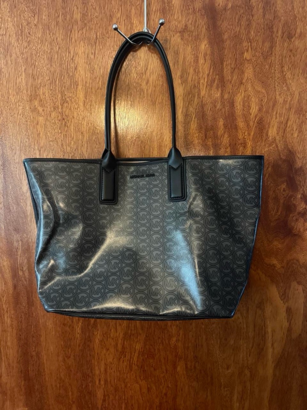Michael Kors Black Monogram Tote Bag